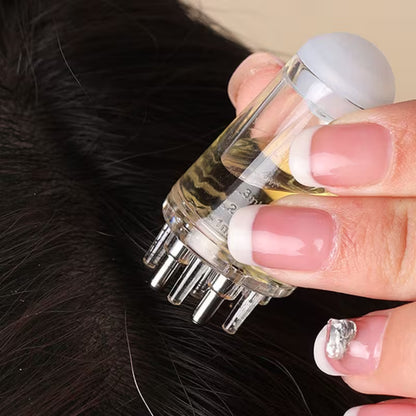 Scalp Serum Applicator & Massage Comb | No Mess Oil Delivery for Natural Hair, Protective Styles & Thinning Edges