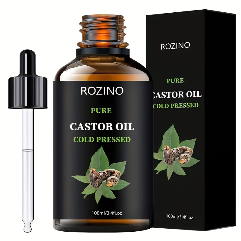 Cold Pressed Castor Oil for Hair, Lashes & Brows