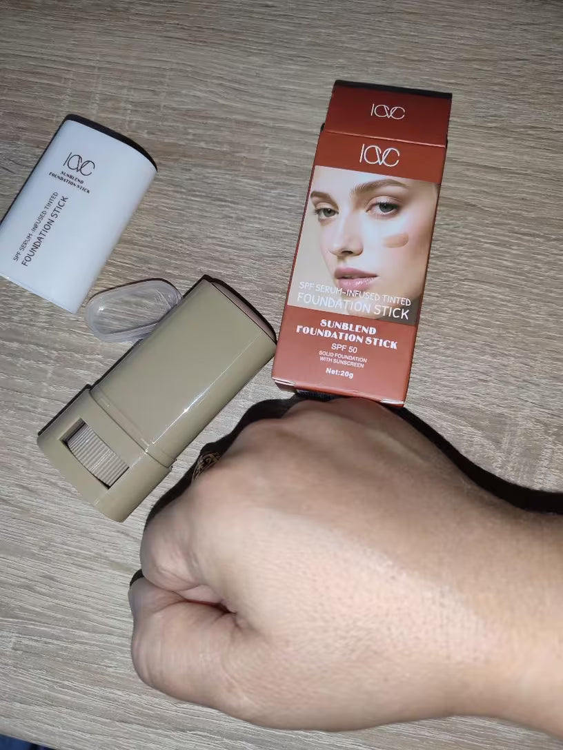 SPF 50 Tinted Sunscreen Foundation Stick | Sun Protection & Full Coverage