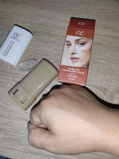 SPF 50 Tinted Sunscreen Foundation Stick | Sun Protection & Full Coverage