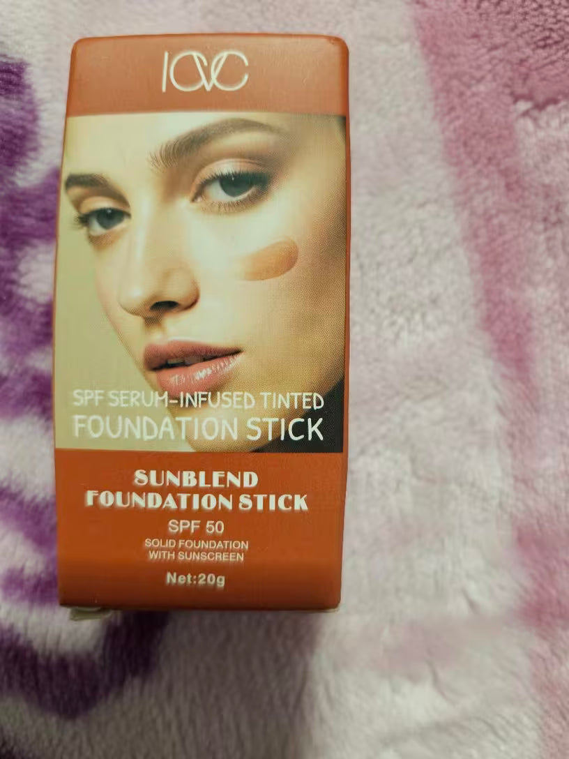 SPF 50 Tinted Sunscreen Foundation Stick | Sun Protection & Full Coverage
