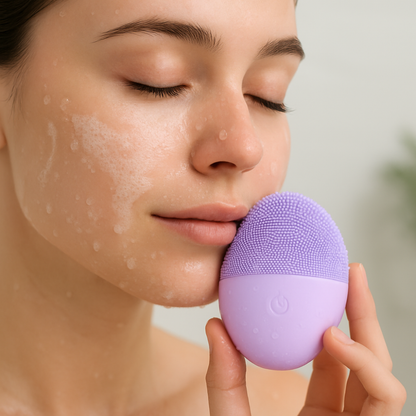 Electric Silicone Face Cleansing Brush